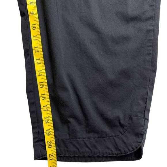 Lane Bryant Womens Crop Pants Size 18 Black Drawstring Relaxed Elastic Waist - Picture 6 of 12